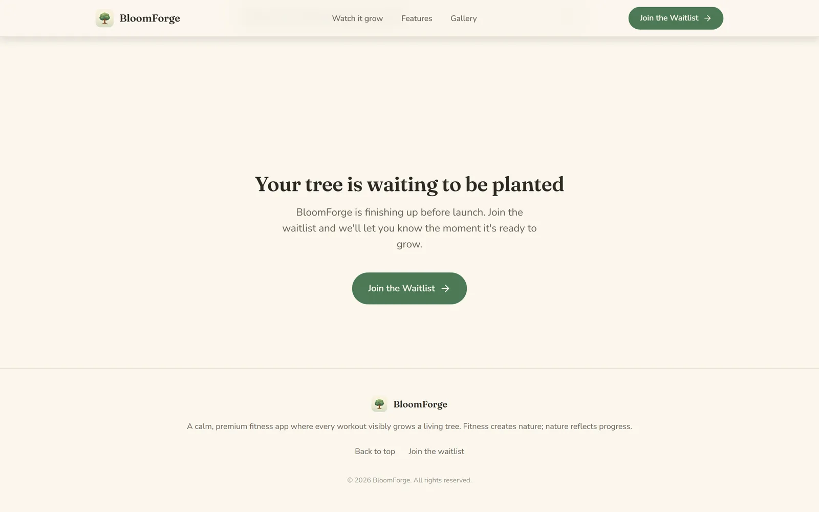 The waitlist, which is what the site is for until it ships.