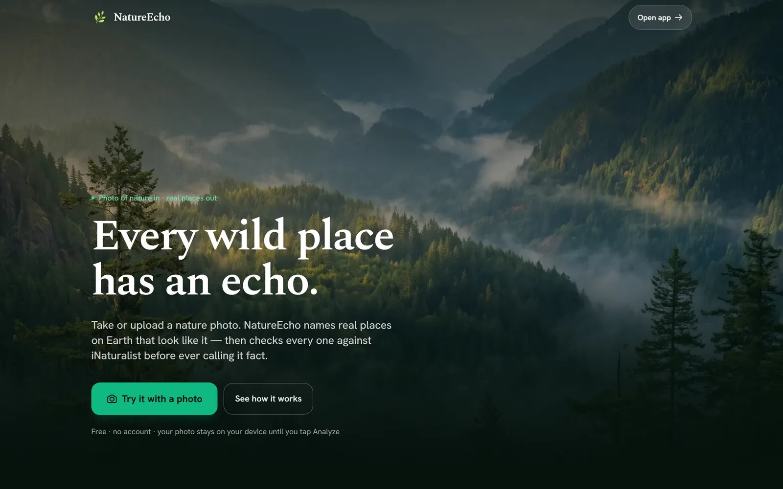 NatureEcho screenshot