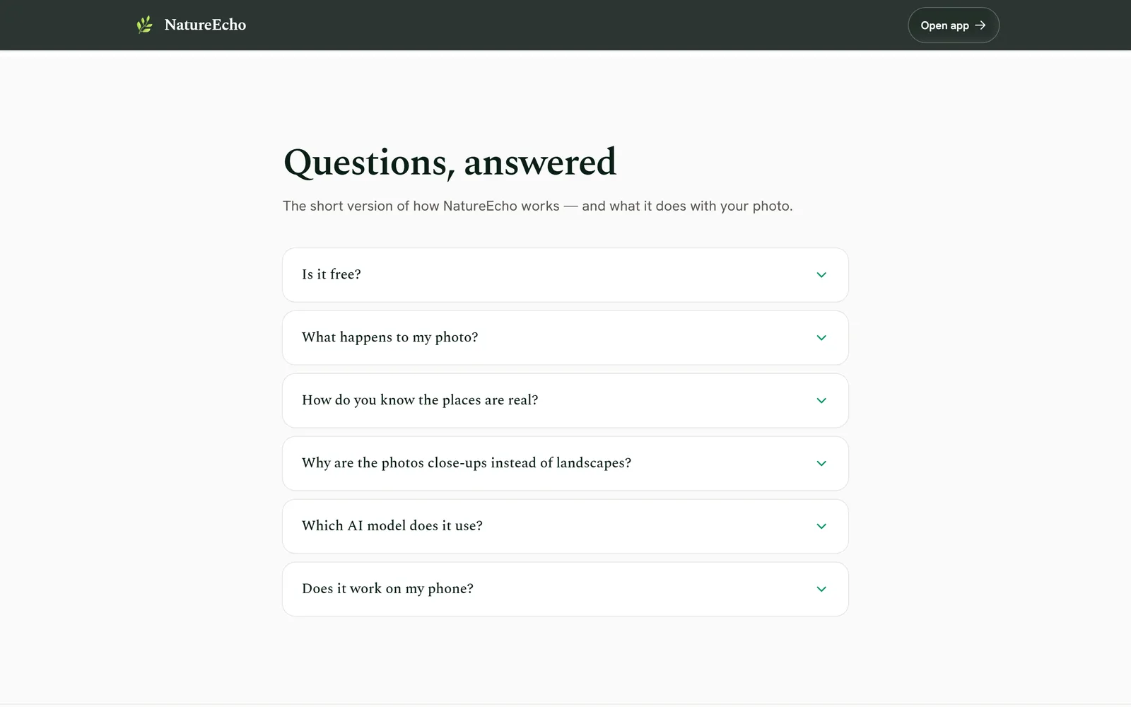 Questions, answered.